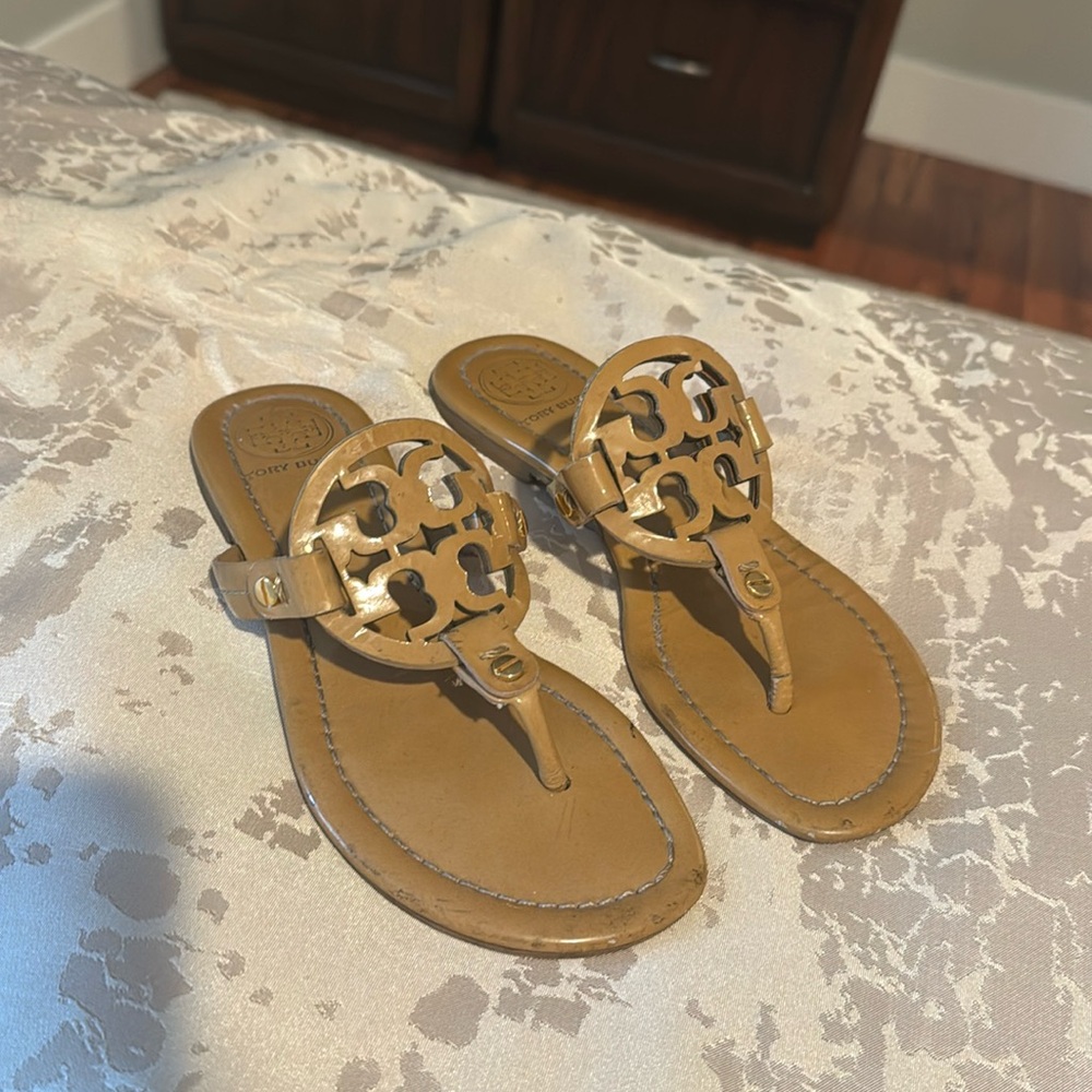 Tory Burch Miller Sandal Tan 5.5